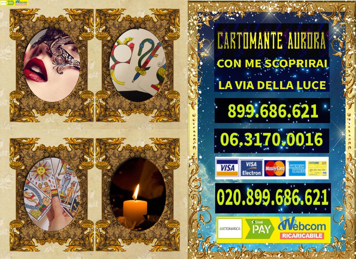 Cartomante aurora 0631700016 ore 15/19 solo 2 euro