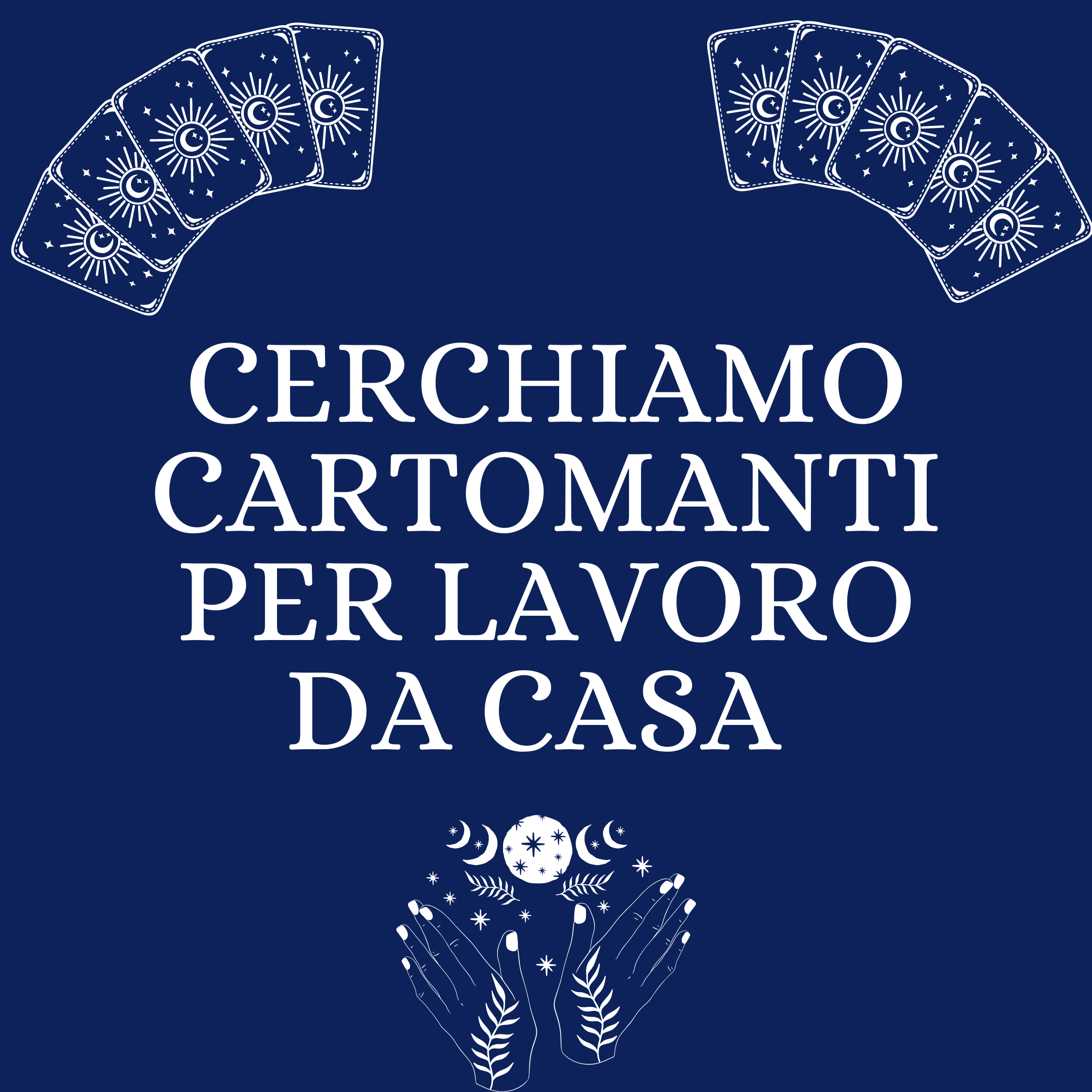 Cerchiamo figure per noto centro di Cartomanzia 