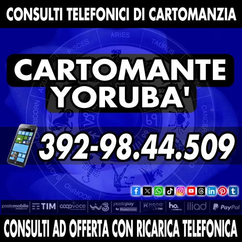 La cartomanzia del cartomante yorubà