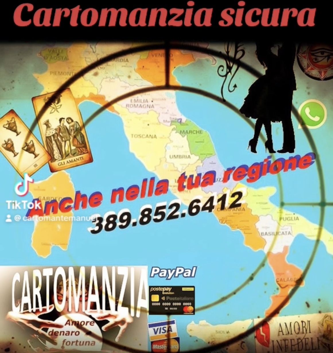 Cartomanzia italia -  per sapere di  te e per conoscere chi ti sta intorno