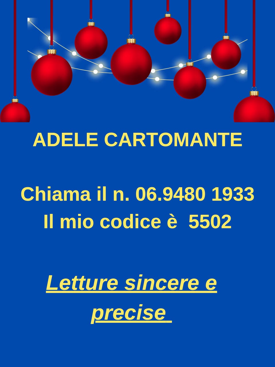 Adele consulti 10min gratis  sincerità massima