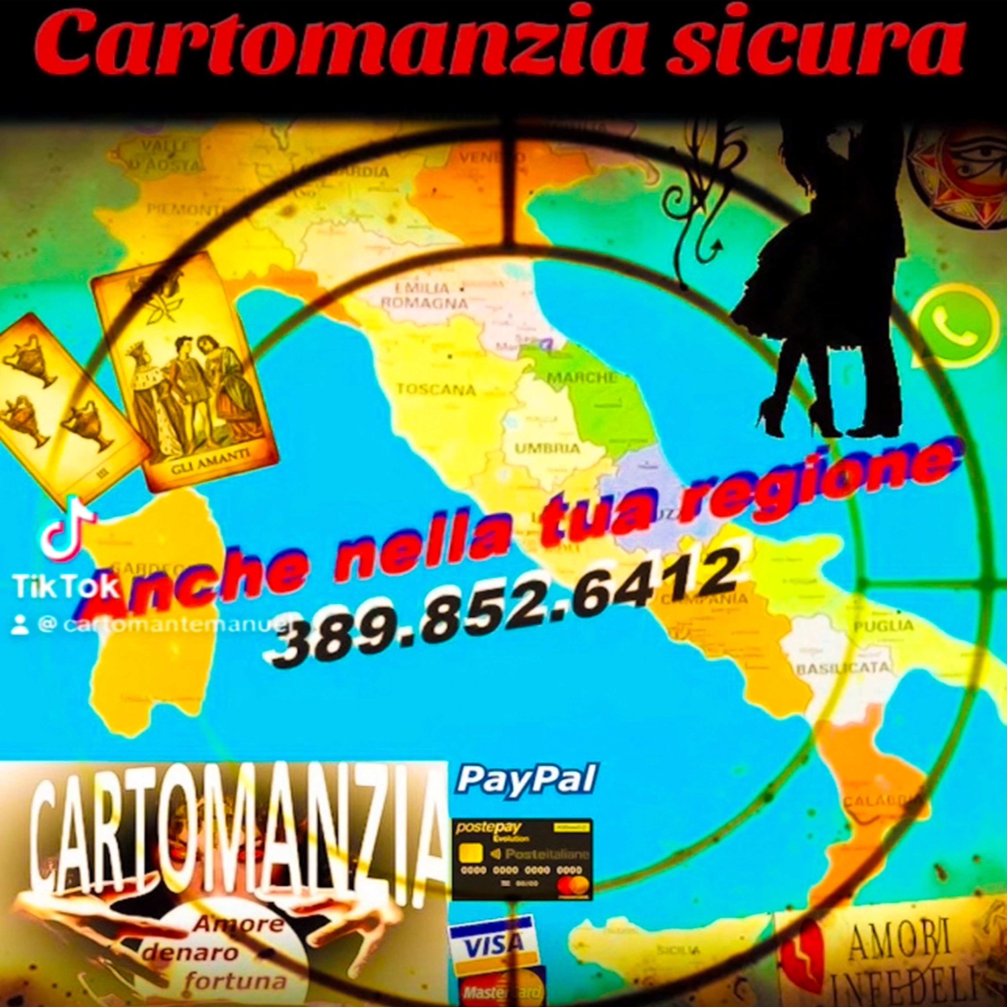 Cartomanzia italia -  per sapere di  te e per conoscere chi ti sta intorno