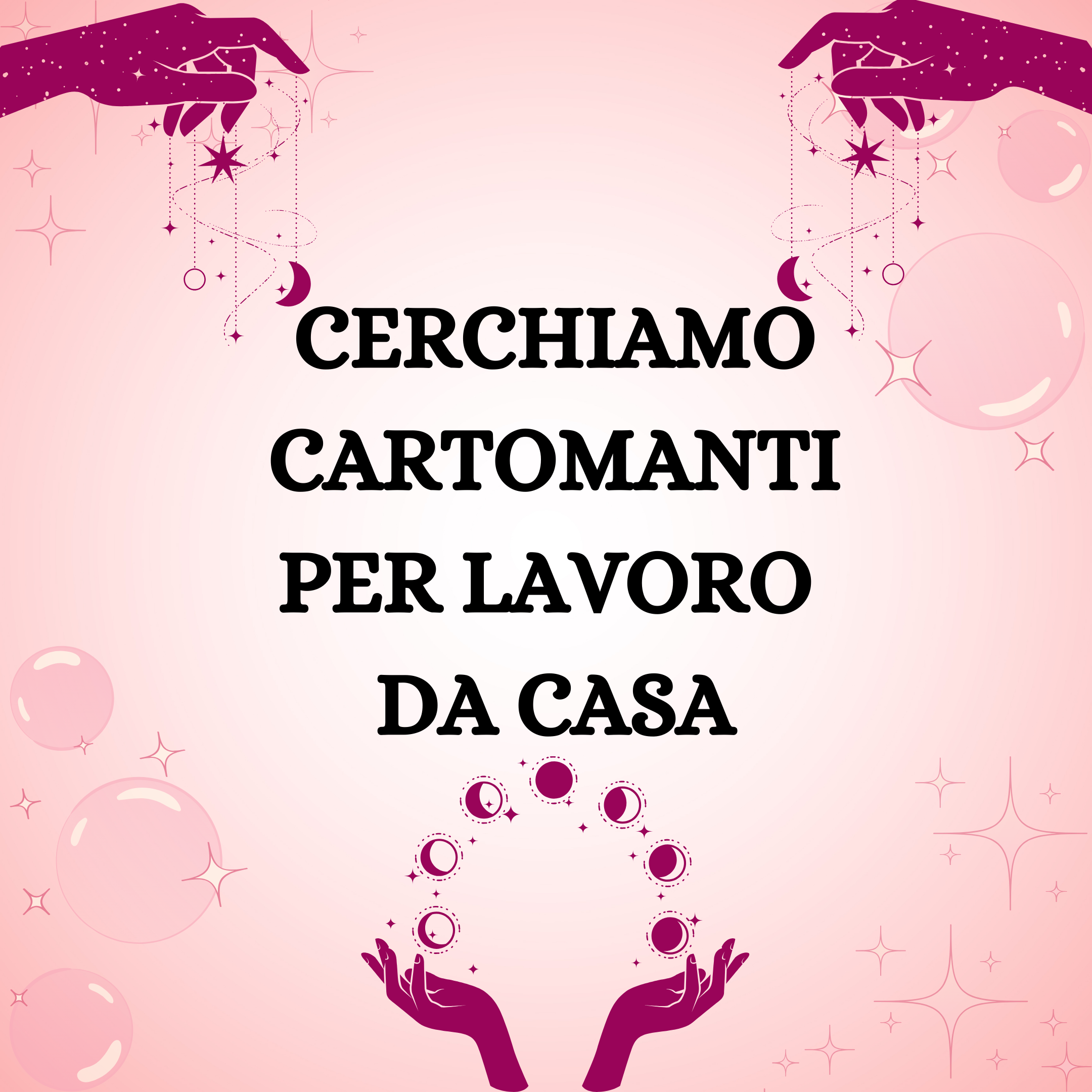 Cerchiamo figure per centro cartomanzia 