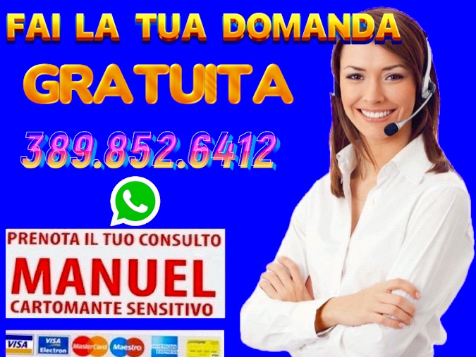 Mister manuel.. ti ascolta,  consiglia. 3331373428